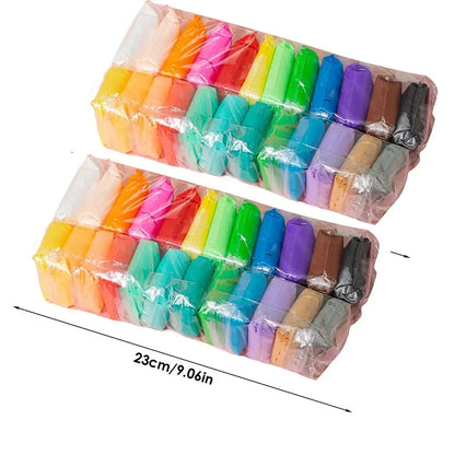 36-Color Air Dry Modeling Clay Kit - DIY Sculpting Set with Tools for Kids Ages 3-12