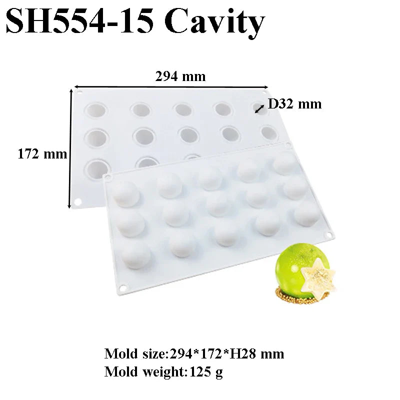 Meibum Marine Theme Silicone Cake Molds – Shell & Pearl Design, Food-Grade Baking & Cake Decorating Tools