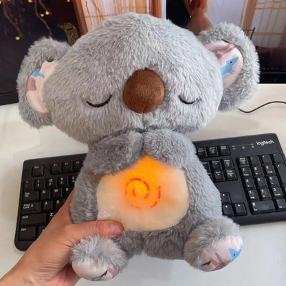 32CM Disney Stitch Plush Doll – Lighting & Music Soothing Baby Sleep Companion, Kawaii Breathing Plush Toy 2024