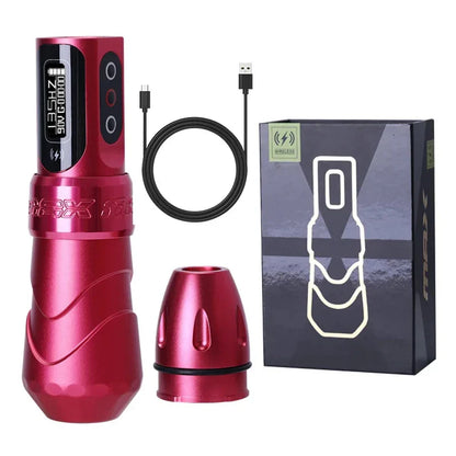 YILONG MAX Tattoo Machine Cartridge Pen – 2400mAh Coreless Motor Lithium Battery Pen Kit for Tattoo Artists