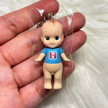 Sonny Angel Mini Figure – Letter Series Alphabet Keychain, No Box or Bag