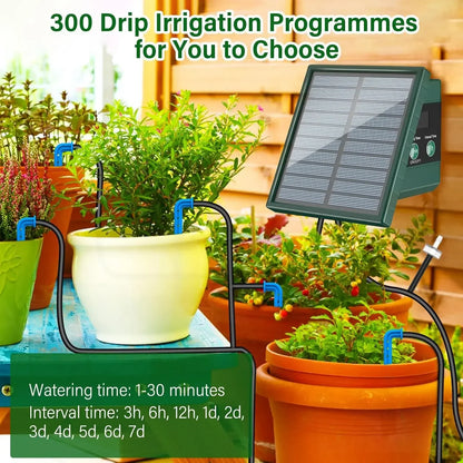 DIY Solar Drip Irrigation Kit – Automatic Garden Watering System for Balcony & Outdoor Plant Care Setup