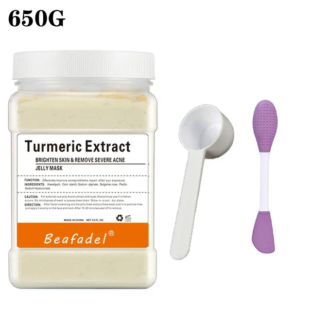 650g/200g Soft Hydro Jelly Mask Powder – DIY Hydrojelly Peel Off Masks with Hyaluronic Acid & Rose for Facial Skin Care