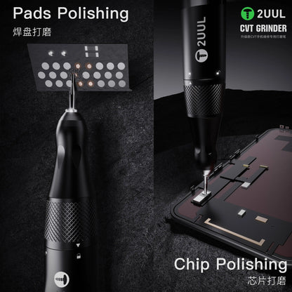 2UUL CVT Grinder Polishing Pen – Precision Motherboard Chip Pad Repair and Frame Correction Tool for Mobile Phones