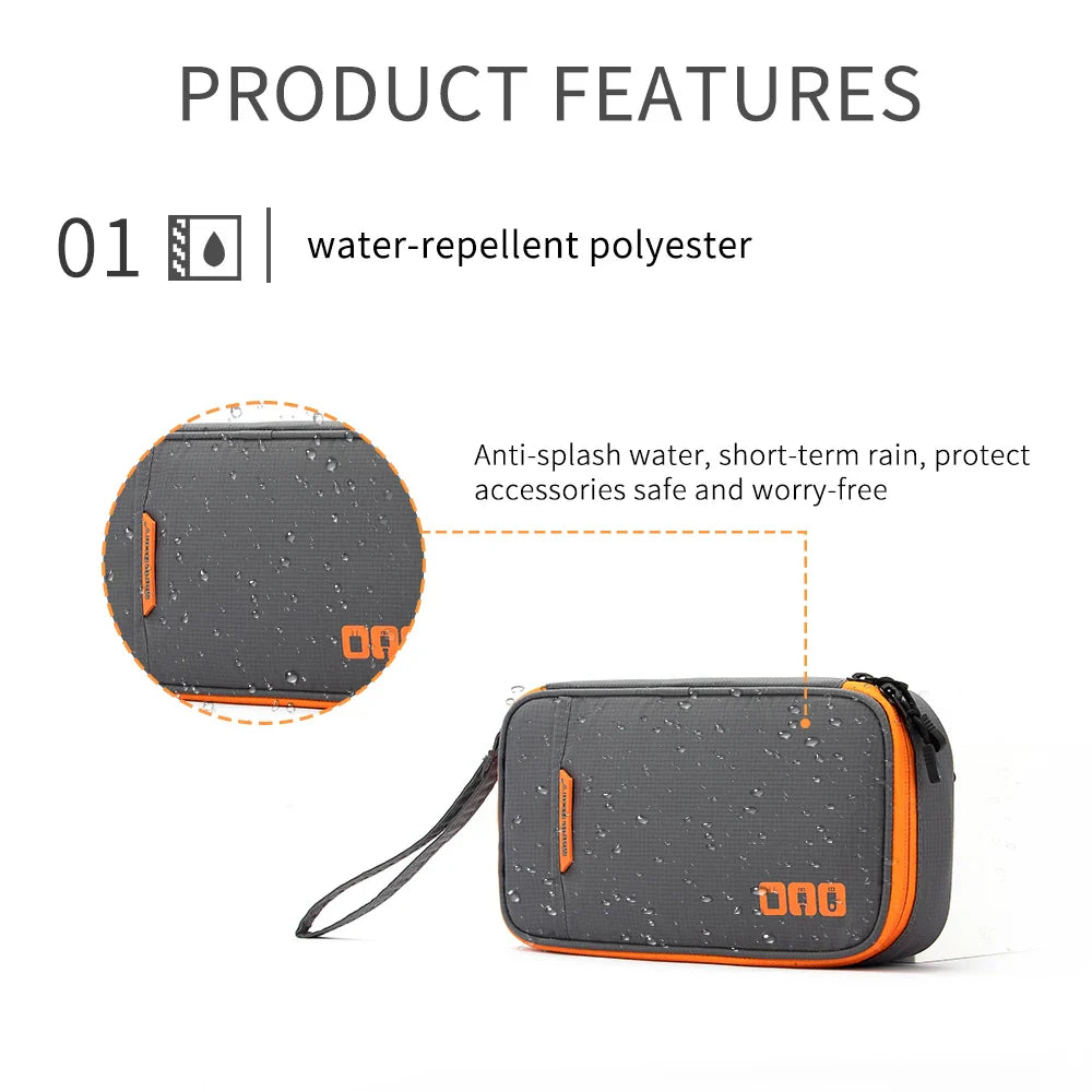 Travel Essentials Cable Organizer Bag – Compact Storage for Chargers, Cables & Accessories