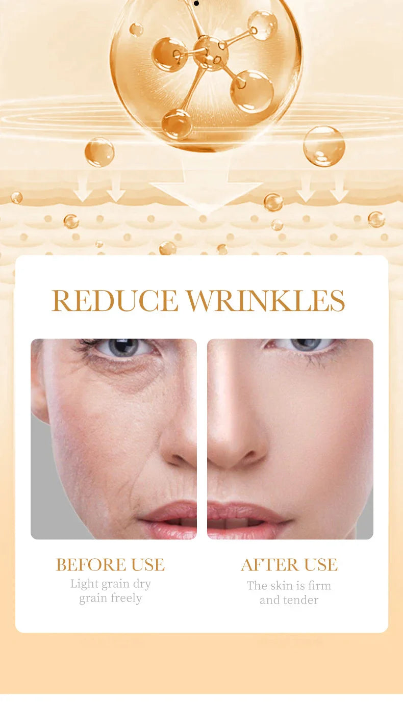 10PCS Collagen Anti-Wrinkle Facial Masks – Korean Skincare for Anti-Aging, Firming, Moisturizing & Brightening