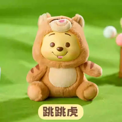 Original Winnie the Pooh Vinyl Plush Blind Box — Naughty Party Pooh Bear Bag Pendant, Cute Surprise Doll Gift