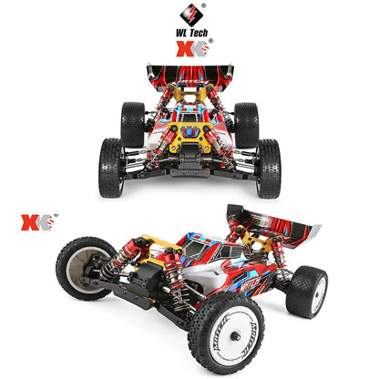 Wltoys 104001 RTR 1/10 4WD RC Car – 2.4G High-Speed Remote Control Drift & Off-Road Climbing Metal Vehicle, 45km/h