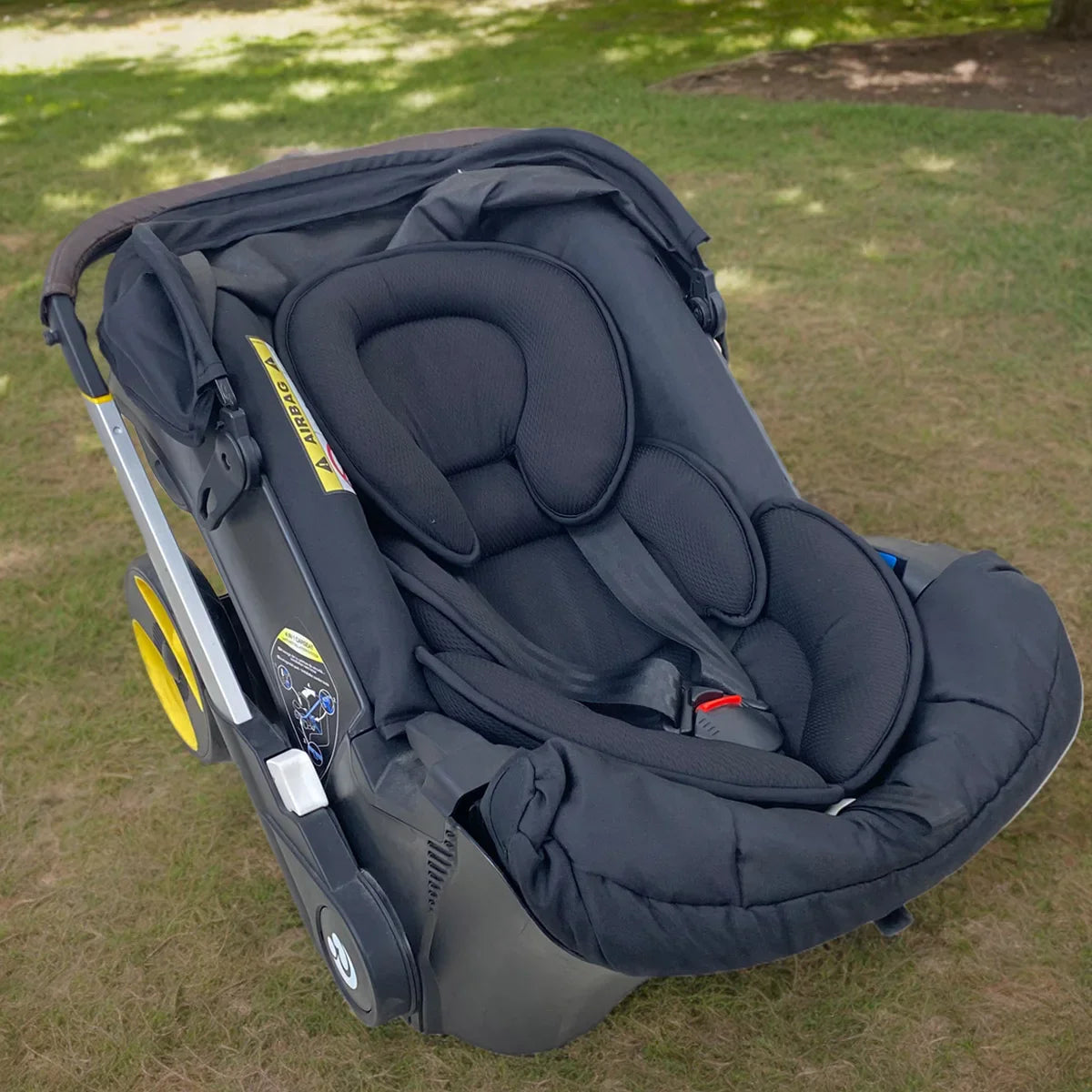 Universal Baby Stroller Seat Cushion — Head & Body Support Pillow for Newborns, Doona Car Seat & Stroller Accessories