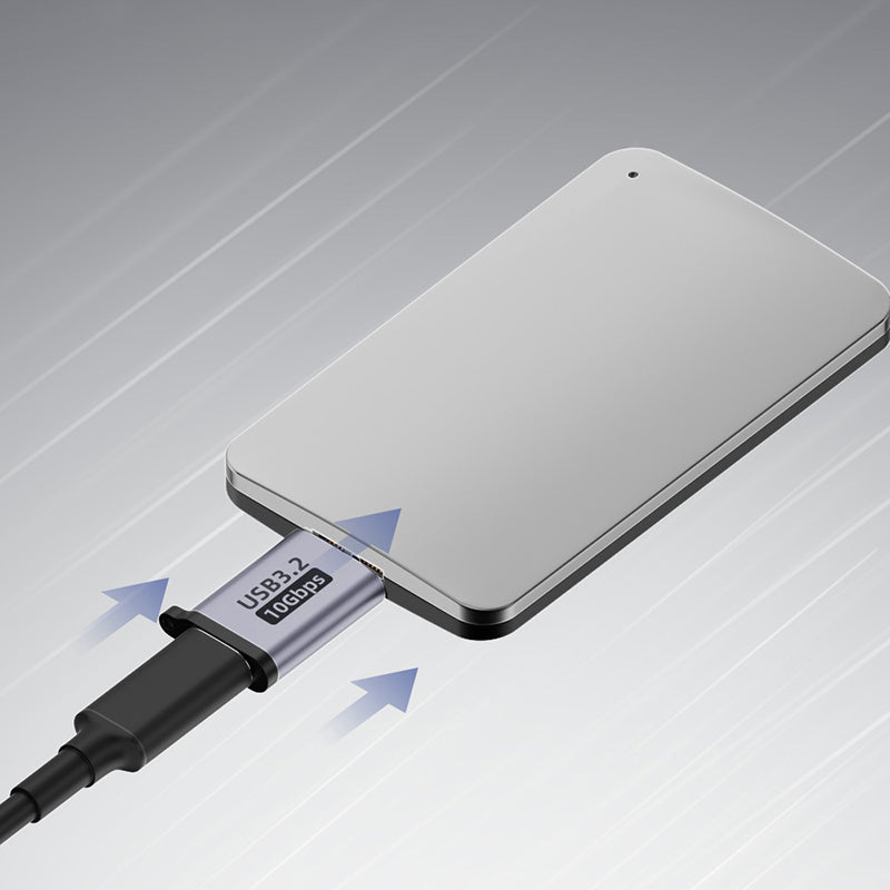 Micro B USB 3.0 Male to Type-C Female Adapter – USB 3.0 to Type-C Connector for External Hard Drive HDD Cable