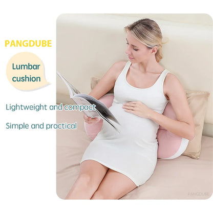 PANGDUBE Pregnancy Pillow — Cotton Body Pillow with Free Waist Support Auxiliary Pillow for Pregnant Women Sleeping
