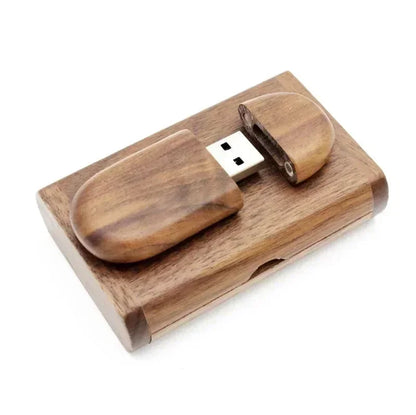 JASTER Wooden Bamboo USB Flash Drive 2.0 – 4GB/8GB/16GB/32GB/64GB/128GB Memory Stick Custom Logo Pendrive for Wedding Gifts & Personal Use