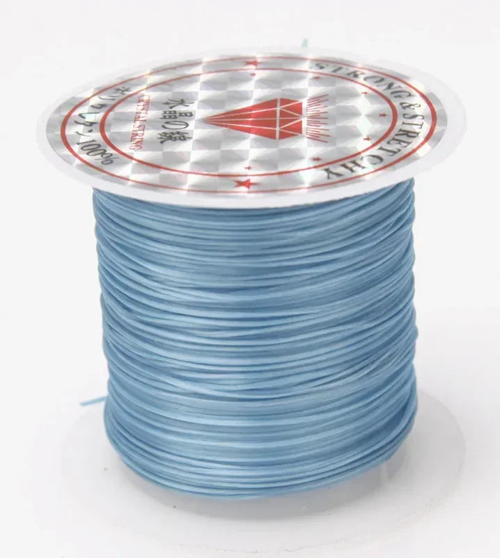 10M Strong Elastic Crystal Beading Cord – 1mm Stretch Thread for DIY Bracelets, Necklaces & Jewelry Making