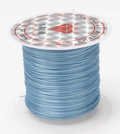 10M Strong Elastic Crystal Beading Cord – 1mm Stretch Thread for DIY Bracelets, Necklaces & Jewelry Making