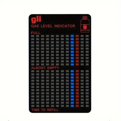 Gas Tank Level Indicator – Practical Propane, Butane & LPG Fuel Gauge with Adhesive for Accurate Gas Measurement