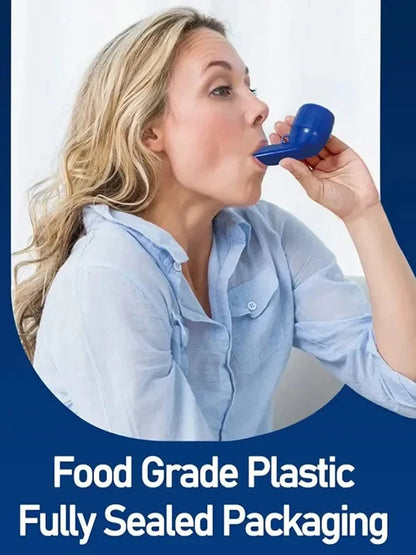 Mucus Clearance Lung Exerciser — Respiratory Vibration Device for Breath Training and Sputum Removal