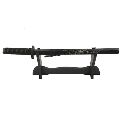Large Wooden Sword Display Stand - 1/2 Layer Rack for Katana, Wakizashi, Tanto & Wand
