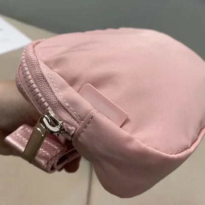 2025 Fashion Yoga Waist Bag – Metal Logo Sports & Mobile Bag for Unisex Fitness, Running & Women’s Gift