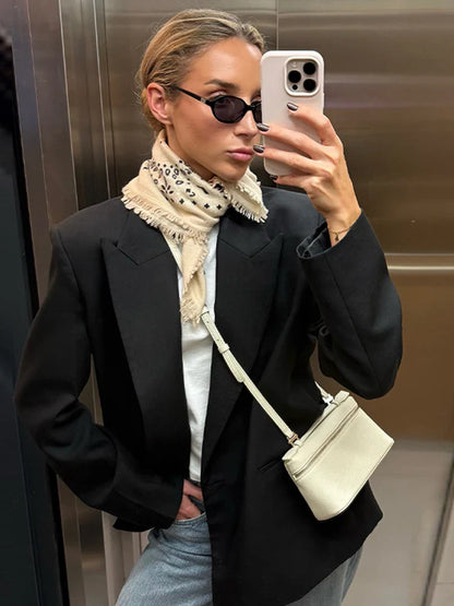 Printed Tassel Scarf for Women – Lightweight Soft Spring Autumn Windproof Shawl Neckwear Casual Fashion Accessory