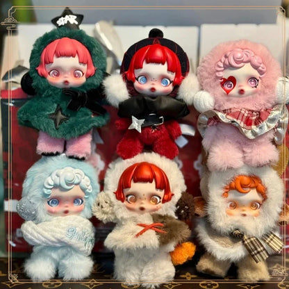 Skullpanda Winter Music Series Blind Box Plush Keychain – Cute Action Figure Toy Gift