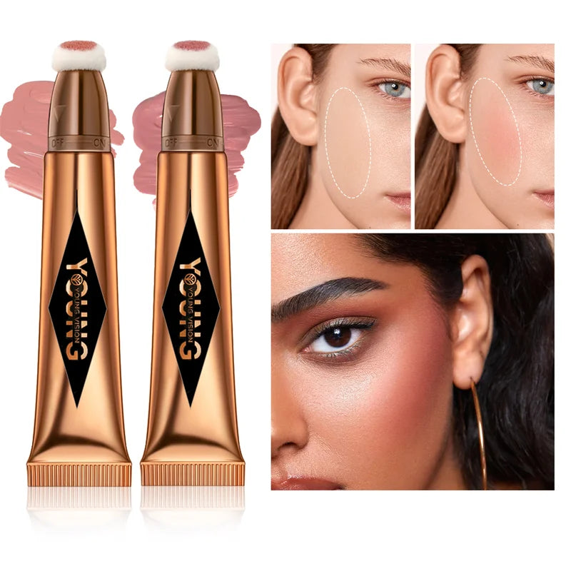 Multifunctional Liquid Blush & Contour Stick – Waterproof, Silky All-in-One Creamy Texture for Face & Eyes