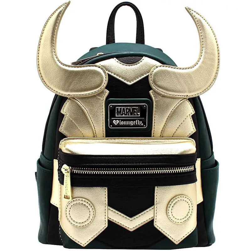 Marvel Avengers Deadpool & Captain America Backpack – High Capacity Anime Cartoon Travel & Leisure Bag