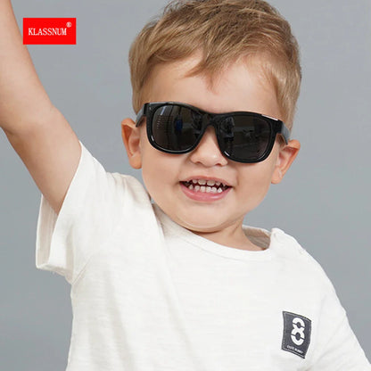 2025 Polarized Kids Sunglasses – UV400 Infant & Toddler Shades with Soft Frame and Safety Cord for Ages 1–3