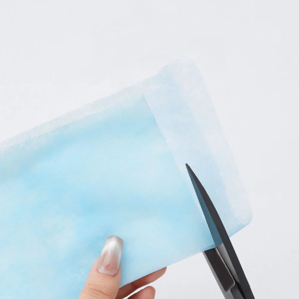 100pcs Disposable Nail Art Vacuum Dust Collector Filter Paper – Pink, Blue & White Manicure Machine Accessories