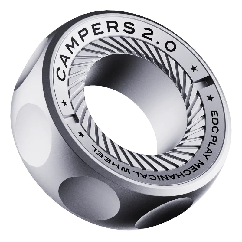 SPYSTAR Mechanic Ring Fidget Spinner – Magnetic Ratchet Gyro Metal Fingertip Stress Relief Toy for Office & EDC