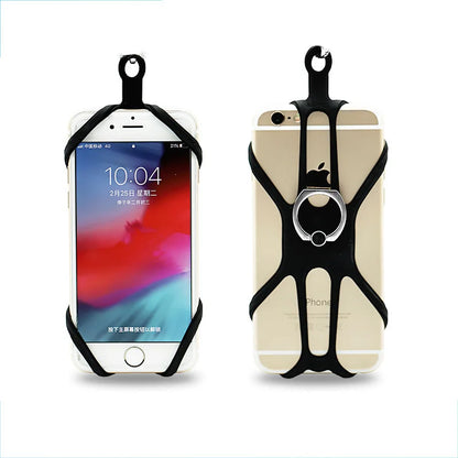Universal Silicone Phone Lanyard — Sports Strap, Ring Holder, Neck Sling Rope & Mobile Phone Chain