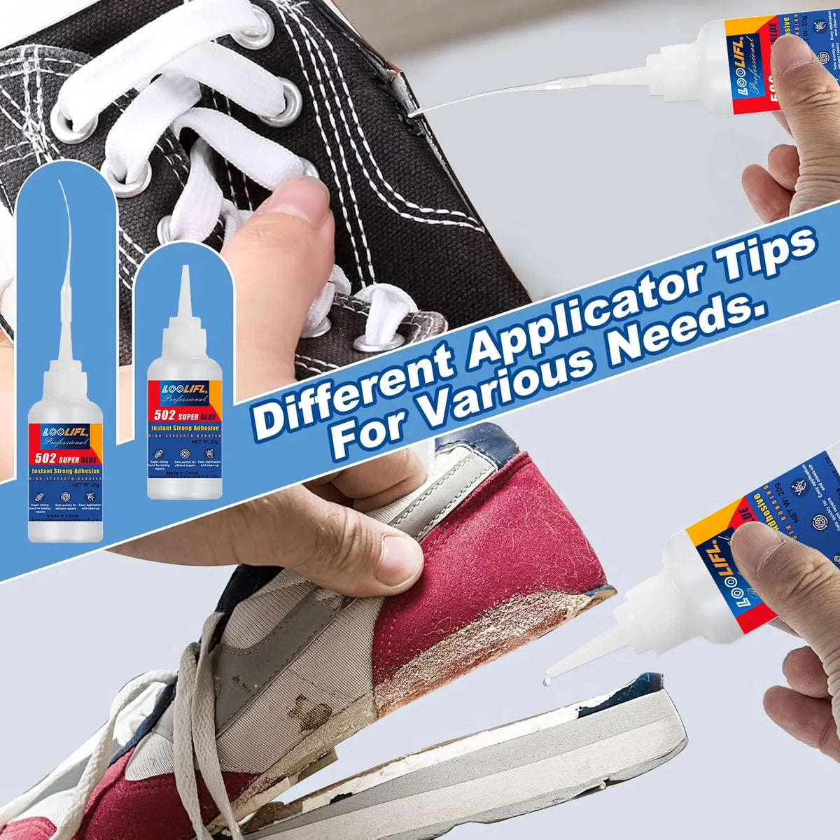 502 Super Adhesive Glue - 20g Multi-Purpose Adhesive for Metal, Plastic & DIY Repairs