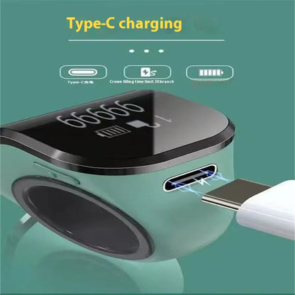 Touch Type Digital Finger Counter - Luminous Ring-Style Electronic Counting Device with Display and Rechargeable Design