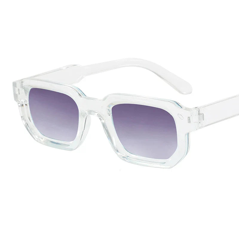 Vintage Rectangle Sunglasses for Men & Women – Retro UV400 Luxury Brand Design Eyewear