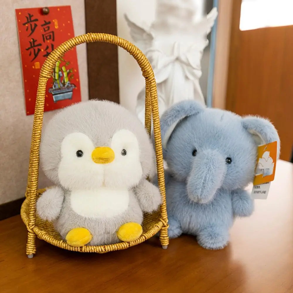 16cm Cute Plush Companion Doll — Capybara & Elephant Stuffed Animal Pillow, Soft Plush Bear Toy for Sleeping Gift