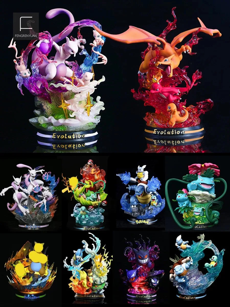 Pokemon Vulpix Anime Figure – PVC Scene Version Collectible Toy Mystery Surprise Box Gift for Kids