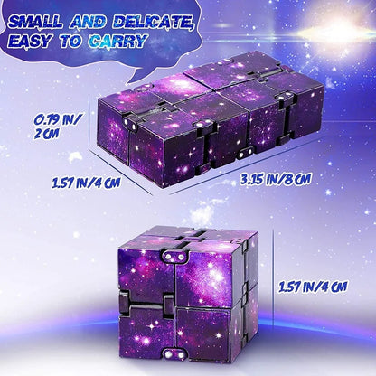 Infinity Cube Fidget Toy — ADHD & Anxiety Stress Relief Puzzle for Kids & Adults