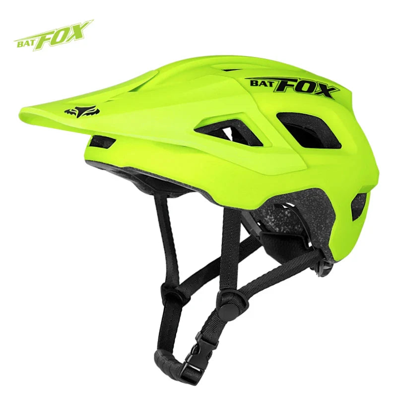 BATFOX Bike Helmet with Magnetic Goggles – MTB Road & Mountain Cycling Safety Helmet for Outdoor Sports, Scooter & Bicycle Protection Gear
