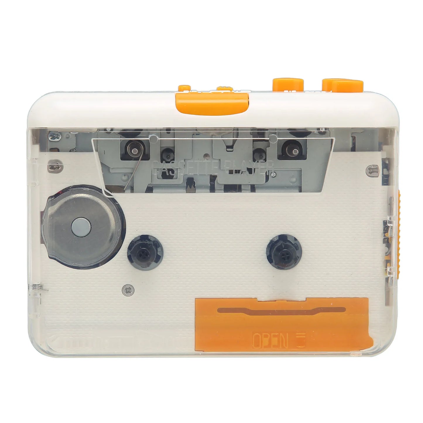 USB Cassette Converter – Portable MP3 Music Tape Player with Earphones, Plug & Play for iPod & PC