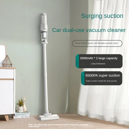 Multifunction Wireless Car Vacuum Cleaner – 6500Pa Powerful Handheld Cleaner with Metal Filter for Home & Auto Use