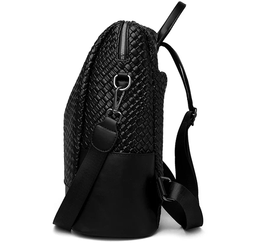Luxury Women's Designer Backpack - High-Quality Leather, Large Capacity, Multifunctional Travel Mochila for Girls