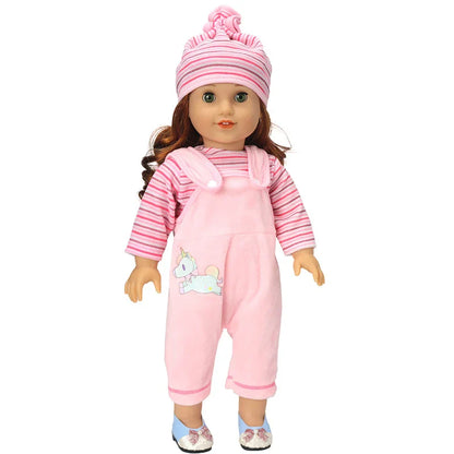 18" American Doll Clothes Set — Jacket and Pants Outfit for Baby Dolls