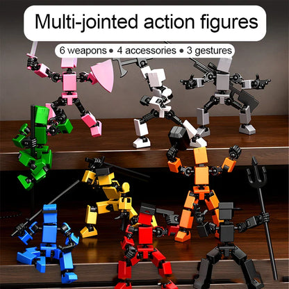 Multi-Jointed Movable Shapeshift Robot 3.0 – 3D Printed Action Model Doll Toy & Christmas Gift