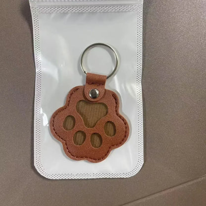 Dog & Cat Hair Storage Keychain – Cute Pet Keepsake Bag Pendant Car Keychain Gift
