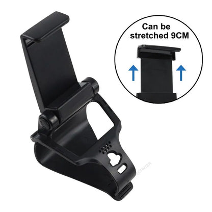 PS5 Controller Holder: Mobile Cell Phone Stand Mount for PlayStation 5 Gamepad - Compatible with Samsung S9/S8, Clip Bracket