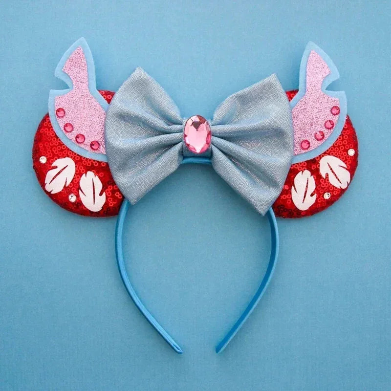 Toy Story Character Headbands - Sequin Bow, Woody, Buzz Lightyear & Alien Hair Accessories for Girls