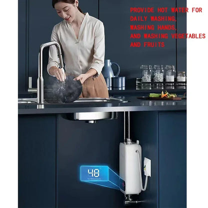 ATWFS 220V 4600W Instant Electric Water Heater – Portable Hot Water Shower & Kitchen Heating System