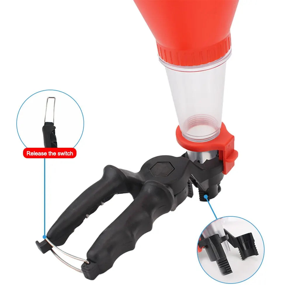 Adjustable Width Gasoline Oil Filling Funnel - Universal Car Motorcycle Engine Oil Filling Set, Auto Moto Accessories