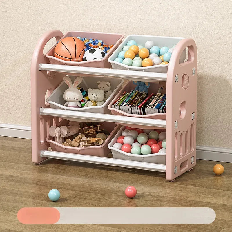 Multi Functional Baby Toy Storage Cabinet - Large Capacity Classification & Sorting Organizer Box for Home Use