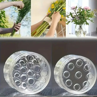 Transparent Flower Stem Support Stand – 2025 Vase Insert for Bouquet Arrangement & DIY Floral Design