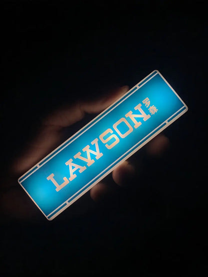 Magnetic Fridge Stickers – Coffee Shop 711 Luminous Light Box, Creative Convenience Store Decor & Home Ornament